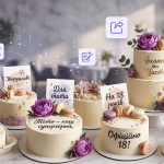 написи на тортах