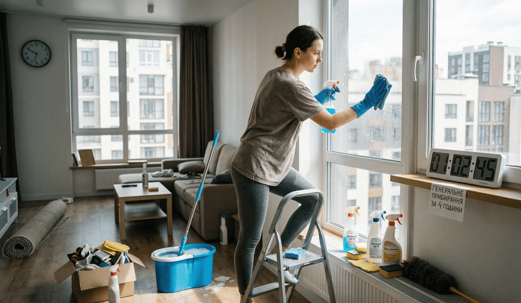 Генеральне прибирання за 4 години