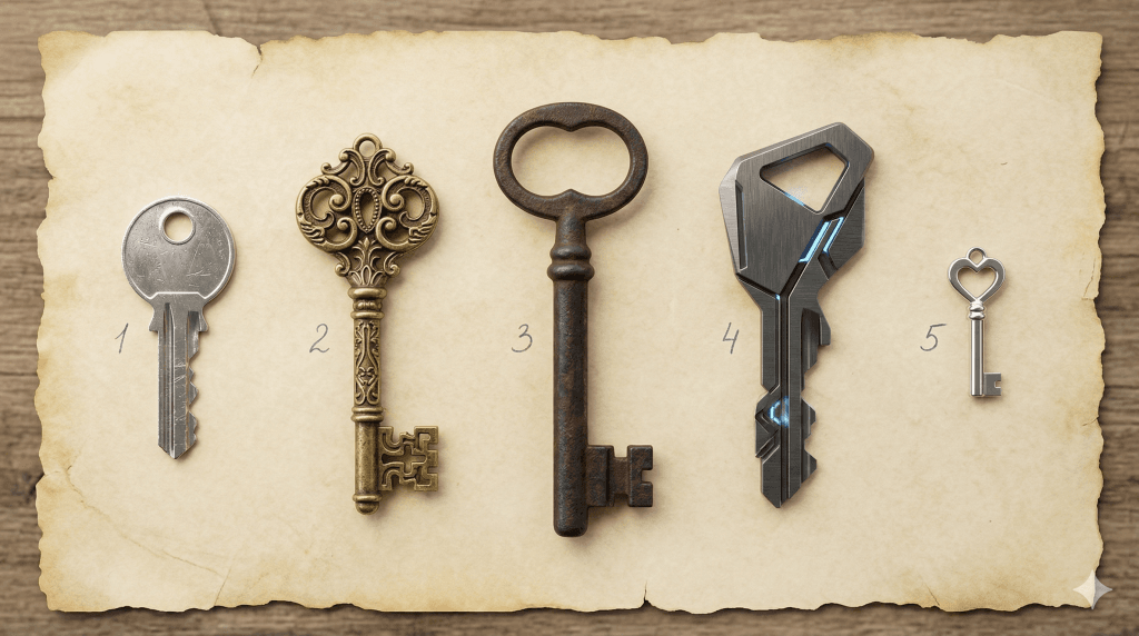 Психологічний тест оберіть ключ