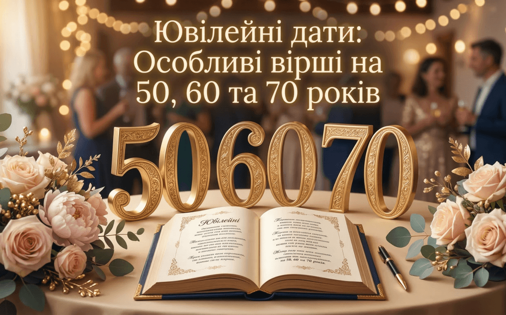 Юбилейные даты Особые стихи на 50, 60 и 70 лет