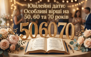 Юбилейные даты Особые стихи на 50, 60 и 70 лет