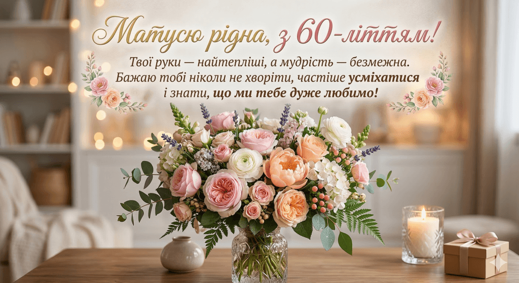 з ювілеєм 60 років мамі