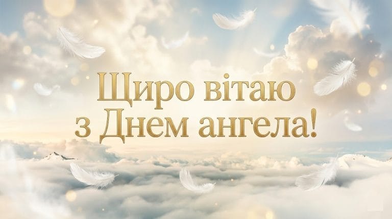 Картинки з днем ангела українською: як вибрати найкращі привітання