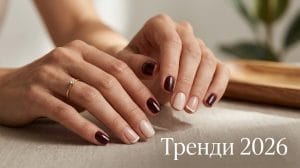 Манікюр на короткі нігті 2026: головні тренди та стильні ідеї на сучасному 3D-стенді.