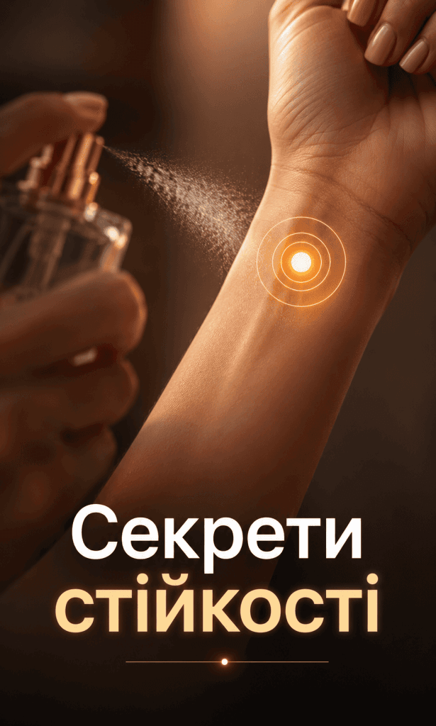 Секрети правильного нанесення парфумів на точки пульсу для максимальної стійкості на сухій шкірі.