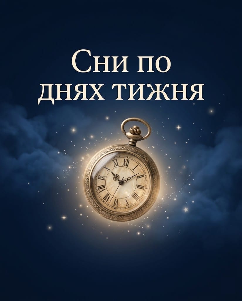 Що означають сни по днях тижня та віщі сни.