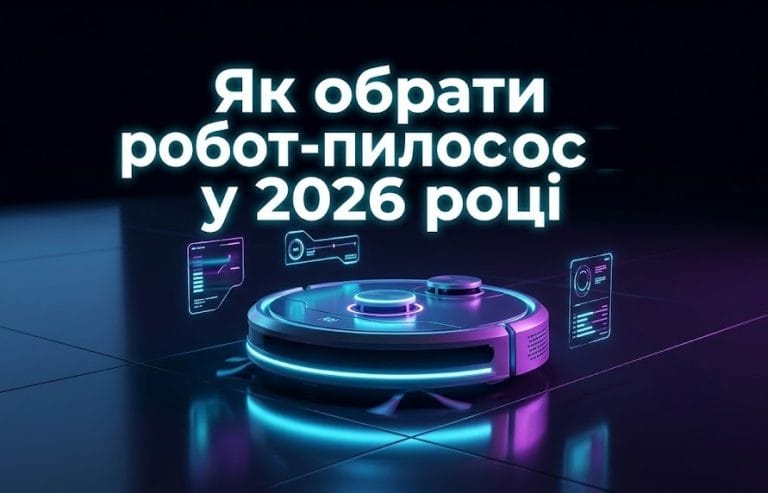 Головний посібник як обрати робот-пилосос у 2026 році: рейтинг та порівняння сучасних моделей.