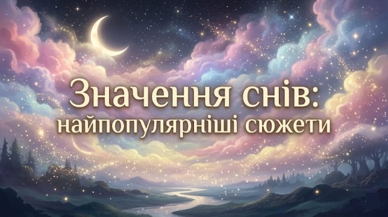 Значення снів: що означають найпопулярніші сюжети сновидінь.