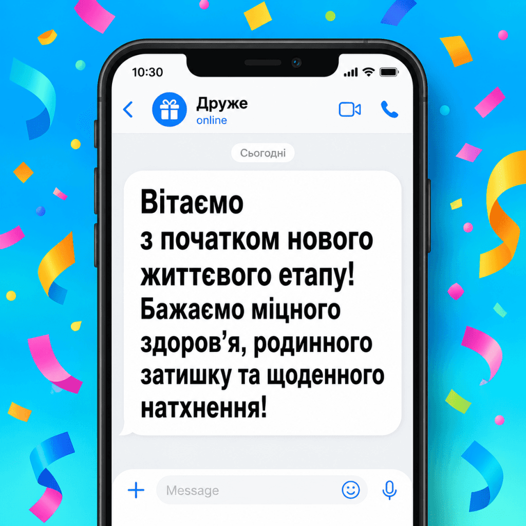Короткі смс привітання з виходом на пенсію для відправки в месенджерах.