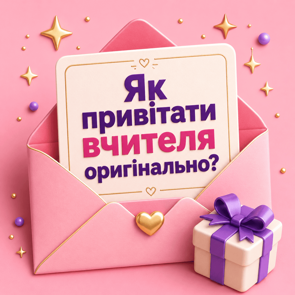 Корисна інфографіка як оригінально привітати вчителя з днем народження своїми словами