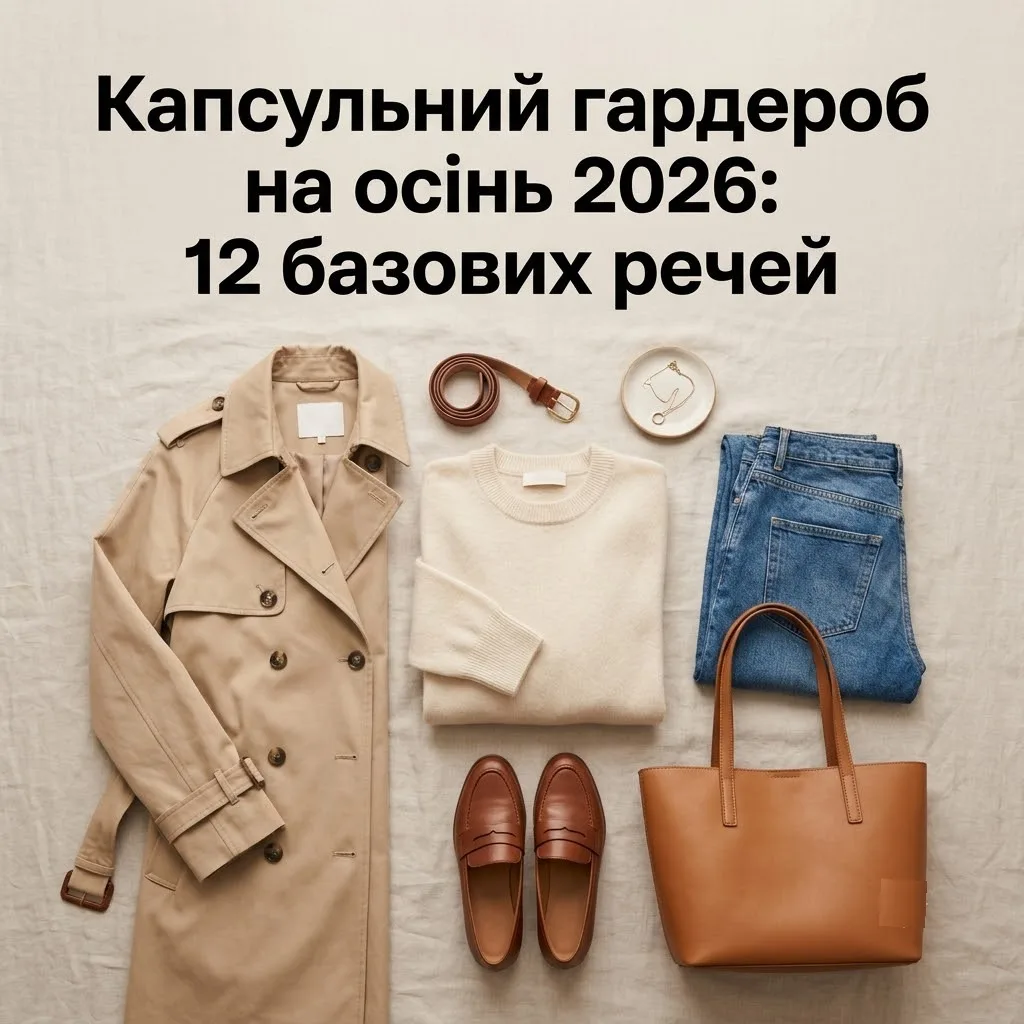 Капсульний гардероб на осінь 2026